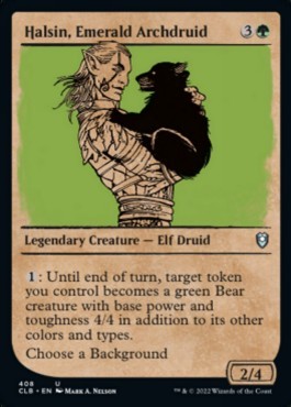 Halsin, Emerald Archdruid (V.2)⁣ - Commander Legends: Battle for Baldur's Gate: Extras⁣ (Uncommon)⁣ [408]