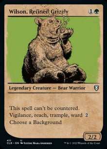 Wilson, Refined Grizzly (V.2)⁣ - Commander Legends: Battle for Baldur's Gate: Extras⁣ (Uncommon)⁣ [411]
