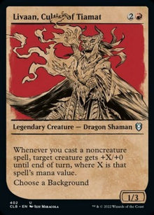Livaan, Cultist of Tiamat (V.2)⁣ - Commander Legends: Battle for Baldur's Gate: Extras⁣ (Uncommon)⁣ [402]