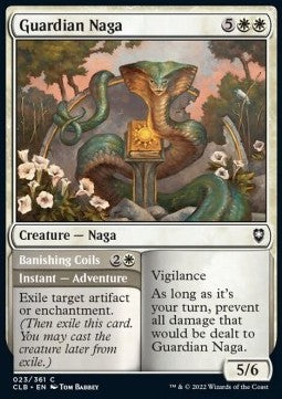 Guardian Naga // Banishing Coils⁣ - Commander Legends: Battle for Baldur's Gate⁣ (Common)⁣ [23]