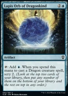 Lapis Orb of Dragonkind⁣ - Commander Legends: Battle for Baldur's Gate⁣ (Common)⁣ [82]