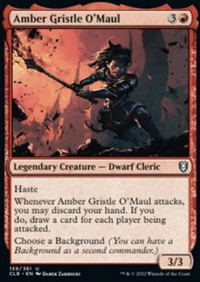 Amber Gristle O'Maul⁣ - Commander Legends: Battle for Baldur's Gate⁣ (Uncommon)⁣ [159]