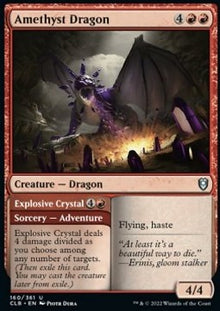 Amethyst Dragon // Explosive Crystal⁣ - Commander Legends: Battle for Baldur's Gate⁣ (Uncommon)⁣ [160]