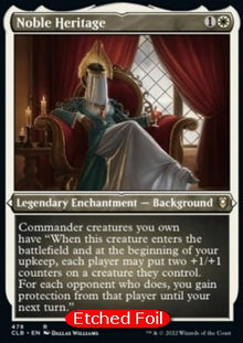 Noble Heritage (V.1)⁣ - Commander Legends: Battle for Baldur's Gate: Extras⁣ (Rare)⁣ [478]