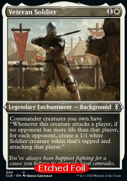 Veteran Soldier (V.1)⁣ - Commander Legends: Battle for Baldur's Gate: Extras⁣ (Uncommon)⁣ [480]