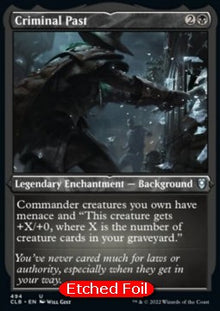 Criminal Past⁣ - Commander Legends: Battle for Baldur's Gate: Extras⁣ (Uncommon)⁣ [494]
