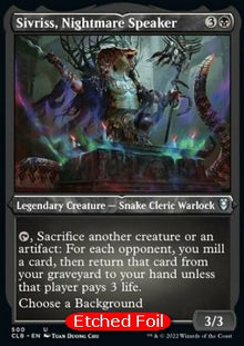 Sivriss, Nightmare Speaker (V.1)⁣ - Commander Legends: Battle for Baldur's Gate: Extras⁣ (Uncommon)⁣ [500]