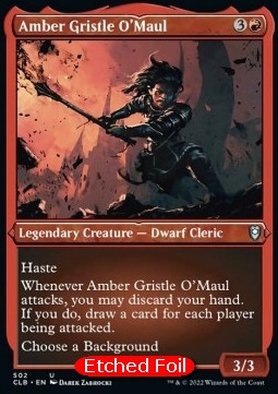 Amber Gristle O'Maul (V.1)⁣ - Commander Legends: Battle for Baldur's Gate: Extras⁣ (Uncommon)⁣ [502]