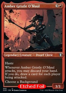 Amber Gristle O'Maul (V.1)⁣ - Commander Legends: Battle for Baldur's Gate: Extras⁣ (Uncommon)⁣ [502]
