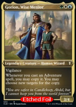 Gorion, Wise Mentor (V.1)⁣ - Commander Legends: Battle for Baldur's Gate: Extras⁣ (Rare)⁣ [534]