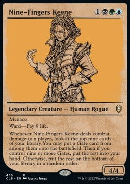 Nine-Fingers Keene (V.2)⁣ - Commander Legends: Battle for Baldur's Gate: Extras⁣ (Rare)⁣ [435]