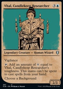 Vhal, Candlekeep Researcher (V.2)⁣ - Commander Legends: Battle for Baldur's Gate: Extras⁣ (Uncommon)⁣ [387]