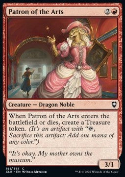 Patron of the Arts⁣ - Commander Legends: Battle for Baldur's Gate⁣ (Common)⁣ [191]