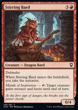 Stirring Bard⁣ - Commander Legends: Battle for Baldur's Gate⁣ (Common)⁣ [195]