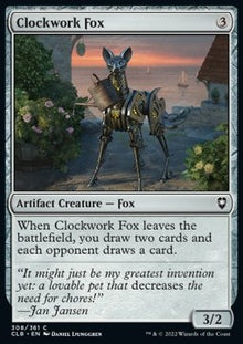 Clockwork Fox⁣ - Commander Legends: Battle for Baldur's Gate⁣ (Common)⁣ [308]