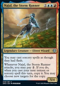 Najal, the Storm Runner⁣ - Dominaria United⁣ (Uncommon)⁣ [208]
