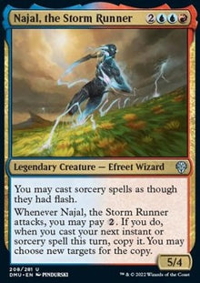 Najal, the Storm Runner⁣ - Dominaria United⁣ (Uncommon)⁣ [208]