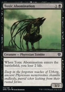 Toxic Abomination⁣ - Dominaria United⁣ (Common)⁣ [112]
