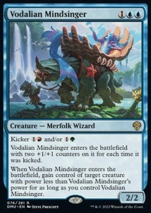 Vodalian Mindsinger⁣ - Dominaria United⁣ (Rare)⁣ [76]