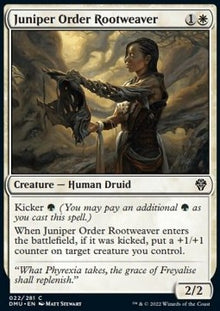 Juniper Order Rootweaver⁣ - Dominaria United⁣ (Common)⁣ [22]