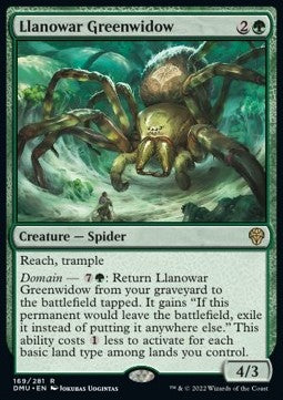Llanowar Greenwidow⁣ - Dominaria United⁣ (Rare)⁣ [169]