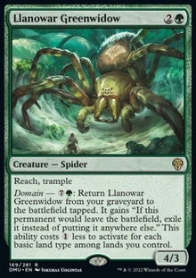 Llanowar Greenwidow⁣ - Dominaria United⁣ (Rare)⁣ [169]