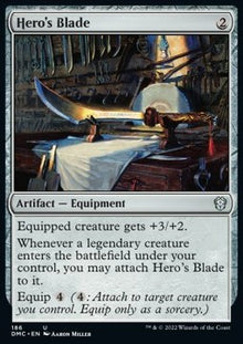 Hero's Blade⁣ - Commander: Dominaria United⁣ (Uncommon)⁣ [186]
