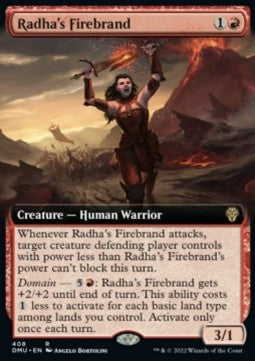 Radha's Firebrand⁣ - Dominaria United: Extras⁣ (Rare)⁣ [408]