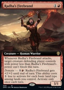 Radha's Firebrand⁣ - Dominaria United: Extras⁣ (Rare)⁣ [408]