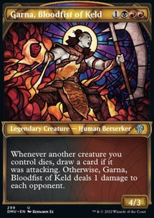 Garna, Bloodfist of Keld (V.1)⁣ - Dominaria United: Extras⁣ (Uncommon)⁣ [299]