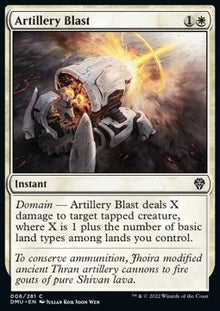 Artillery Blast⁣ - Dominaria United⁣ (Common)⁣ [6]