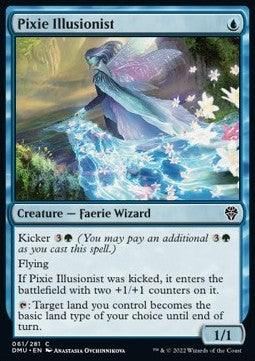 Pixie Illusionist⁣ - Dominaria United⁣ (Common)⁣ [61]