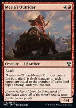 Meria's Outrider⁣ - Dominaria United⁣ (Common)⁣ [138]