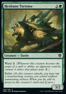 Hexbane Tortoise⁣ - Dominaria United⁣ (Common)⁣ [166]