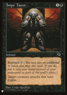 Imps' Taunt⁣ - The List⁣ (Uncommon)