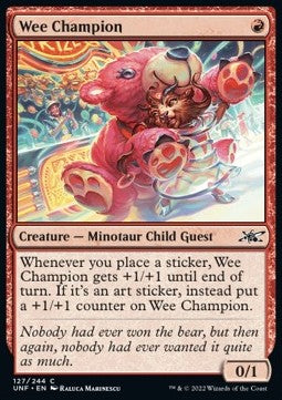 Wee Champion⁣ - Unfinity⁣ (Common)⁣ [127]