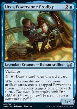 Urza, Powerstone Prodigy⁣ - The Brothers' War⁣ (Uncommon)⁣ [69]