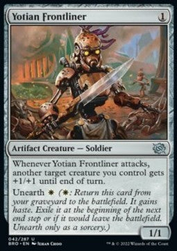 Yotian Frontliner⁣ - The Brothers' War⁣ (Uncommon)⁣ [42]