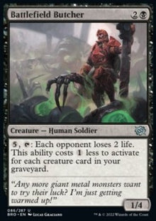 Battlefield Butcher⁣ - The Brothers' War⁣ (Uncommon)⁣ [86]