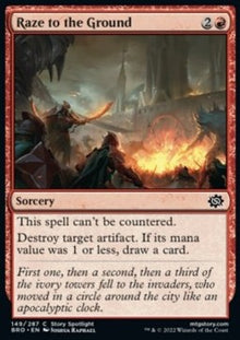 Raze to the Ground⁣ - The Brothers' War⁣ (Common)⁣ [149]