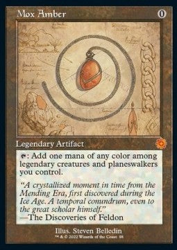 Mox Amber (V.2) - Retro Frame Artifacts (Mythic) [BRR-98]