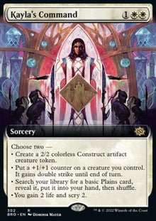 Kayla's Command⁣ - The Brothers' War: Extras⁣ (Rare)⁣ [302]