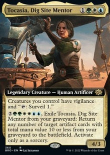 Tocasia, Dig Site Mentor⁣ - The Brothers' War: Extras⁣ (Rare)⁣ [360]