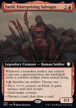 Farid, Enterprising Salvager⁣ - Commander: The Brothers' War: Extras⁣ (Rare)⁣ [60]