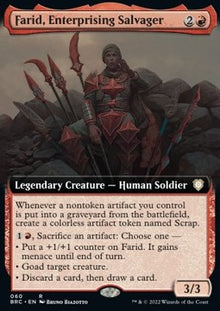 Farid, Enterprising Salvager⁣ - Commander: The Brothers' War: Extras⁣ (Rare)⁣ [60]