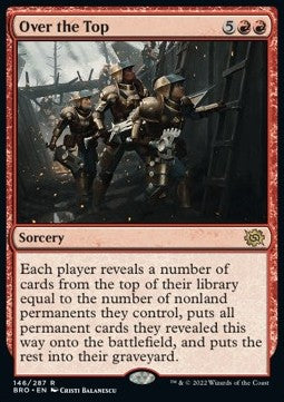 Over the Top⁣ - The Brothers' War⁣ (Rare)⁣ [146]
