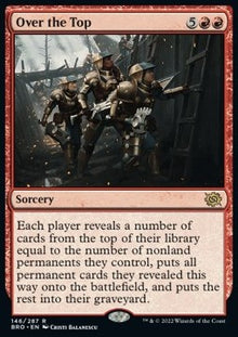 Over the Top⁣ - The Brothers' War⁣ (Rare)⁣ [146]