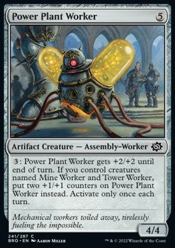 Power Plant Worker⁣ - The Brothers' War⁣ (Common)⁣ [241]