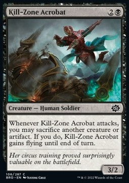 Kill-Zone Acrobat⁣ - The Brothers' War⁣ (Common)⁣ [106]