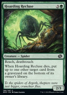Hoarding Recluse⁣ - The Brothers' War⁣ (Common)⁣ [186]
